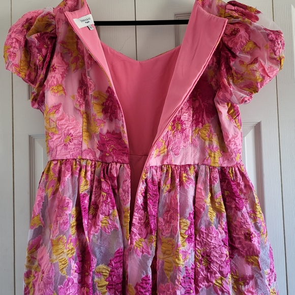 Jessakae Plus Size 1x Floral Embroidered Dress Easter Spring Bridal Shower Prom - Picture 9 of 13